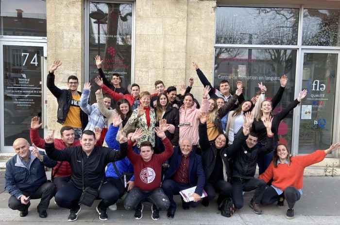 italian group french language trip